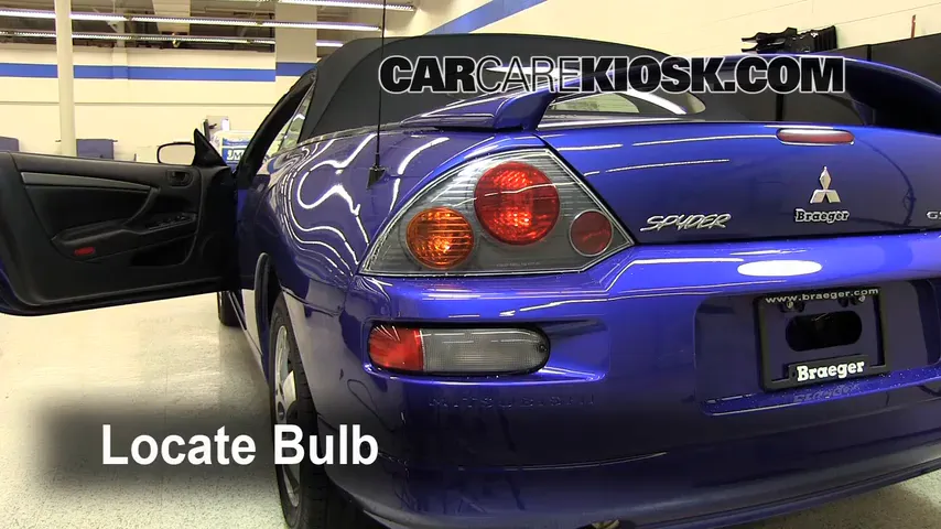 2005 Mitsubishi Eclipse Spyder GS 2.4L 4 Cyl. Lights Reverse Light (replace bulb)
